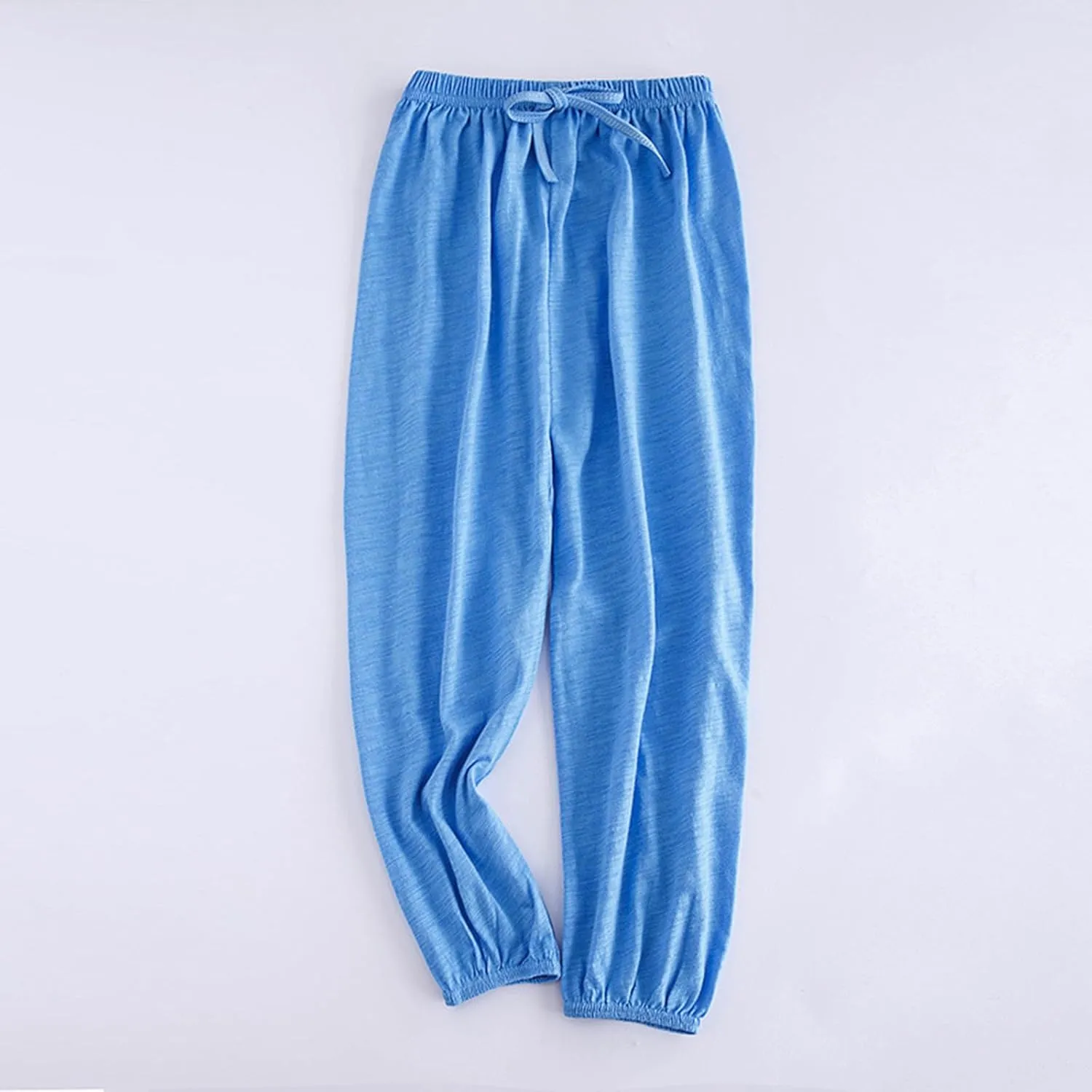 Kids Baggy Pants Toddler Straight Wide Leg Pants Loose Casual Joggers Boy Girl Cotton Solid Color Breathable Sweatpants