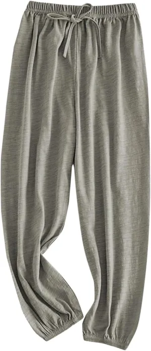 Kids Baggy Pants Toddler Straight Wide Leg Pants Loose Casual Joggers Boy Girl Cotton Solid Color Breathable Sweatpants
