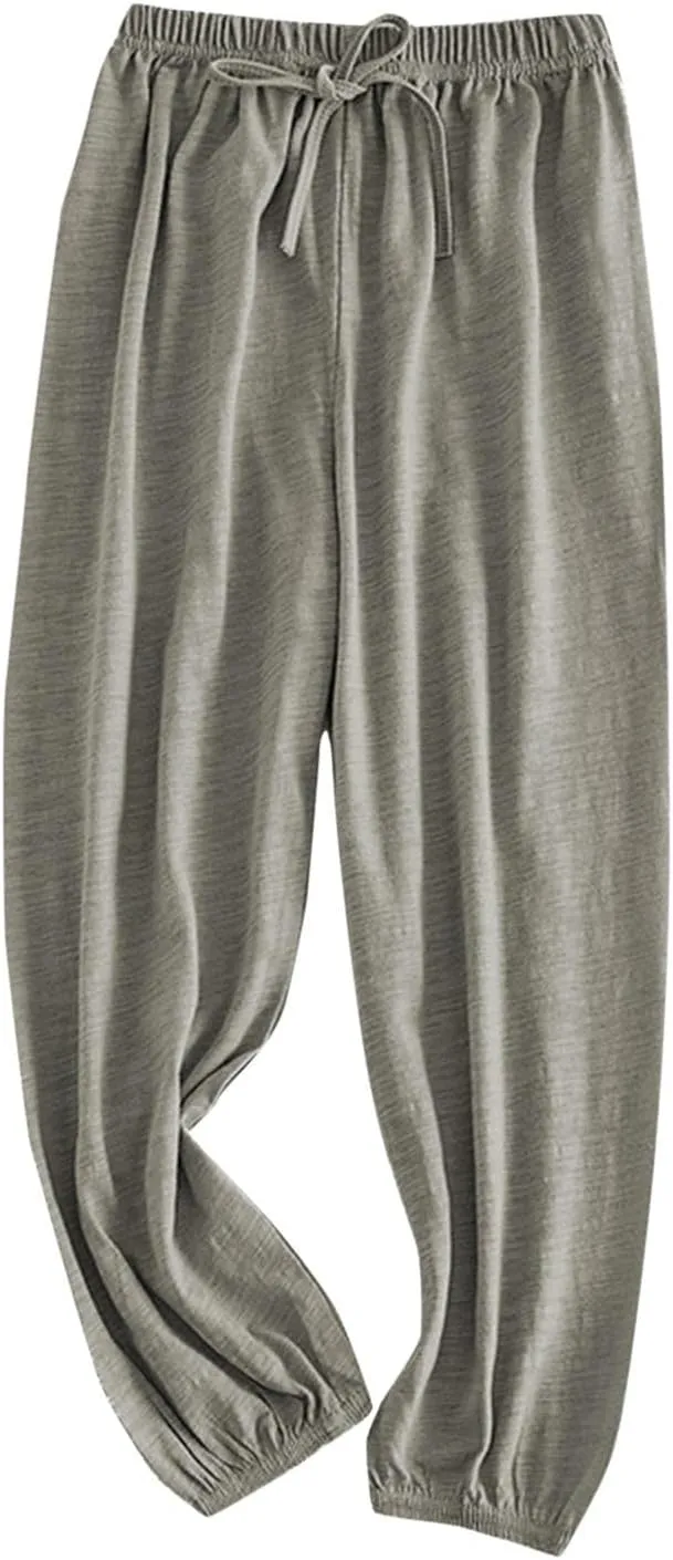 Kids Baggy Pants Toddler Straight Wide Leg Pants Loose Casual Joggers Boy Girl Cotton Solid Color Breathable Sweatpants