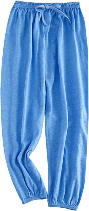 Kids Baggy Pants Toddler Straight Wide Leg Pants Loose Casual Joggers Boy Girl Cotton Solid Color Breathable Sweatpants