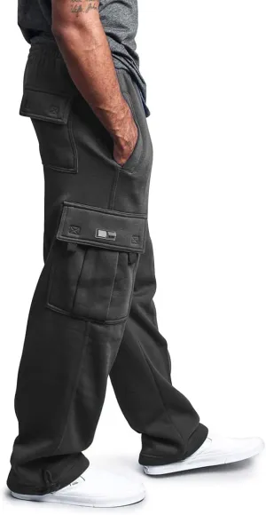 LCMTWX Mens Joggers Solid Pants Casual Jogging Sports Elastic with Pockets Men's Men's Pants Athletic Loose Fit