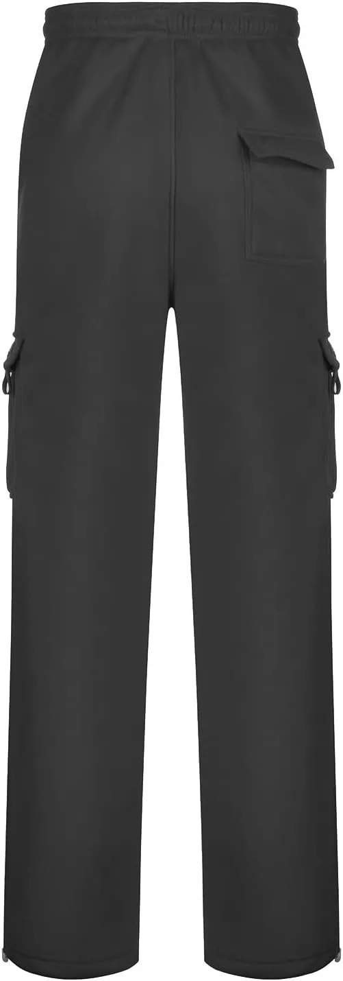 LCMTWX Mens Joggers Solid Pants Casual Jogging Sports Elastic with Pockets Men's Men's Pants Athletic Loose Fit