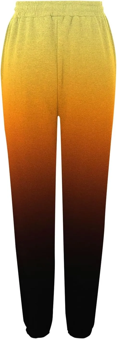 LCMTWX Wide Leg Sweatpants Women 2024 Pants Workout High Waisted Yoga Pants with Pockets Pocket Jogger Junior Joggers Black