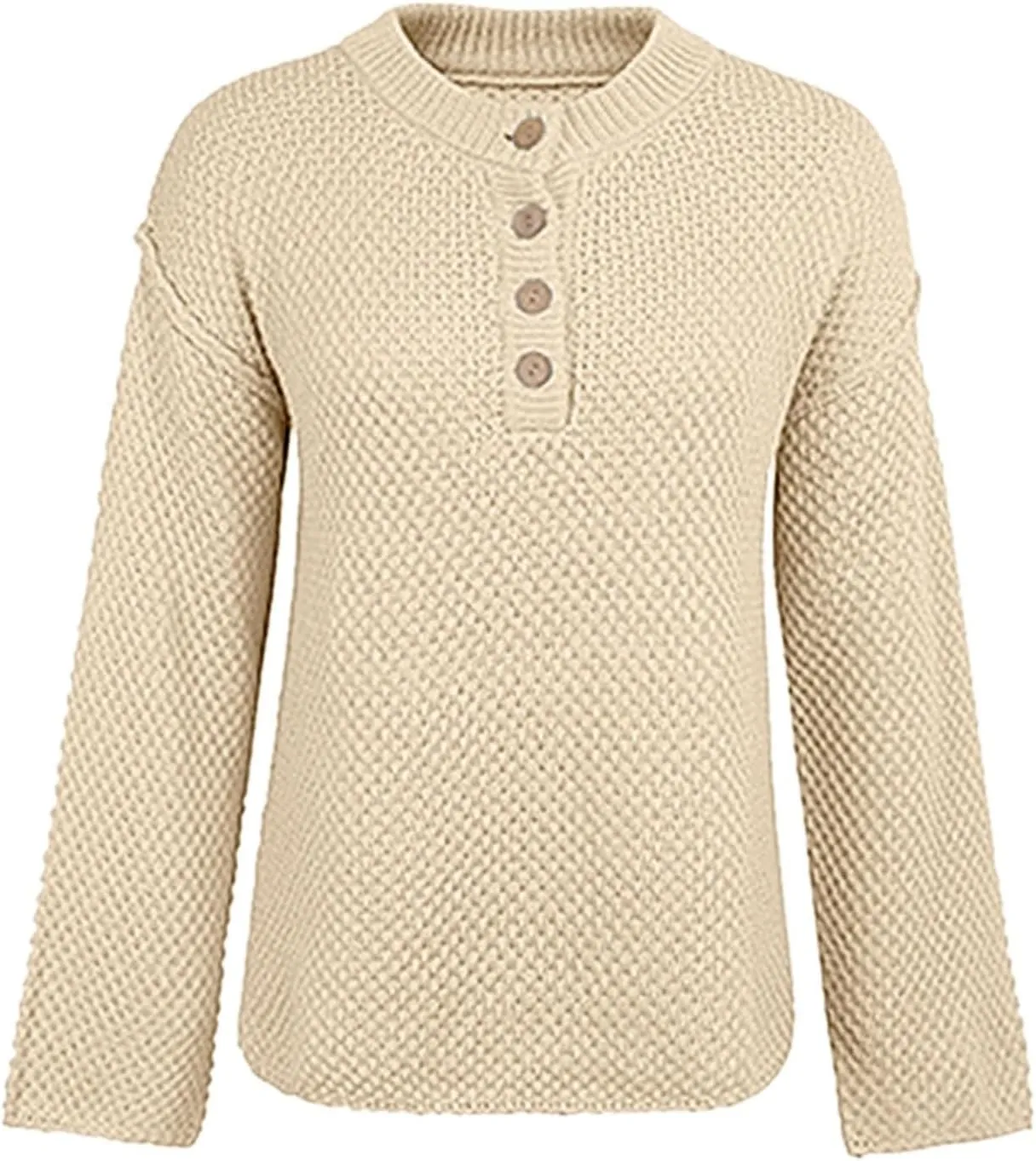 LCMTWX Womens Oversized Sweaters Casual Pullover Soft Knit Cardigan Sweater 2023 Fall Oversized Ribbed Knit Pullover Top