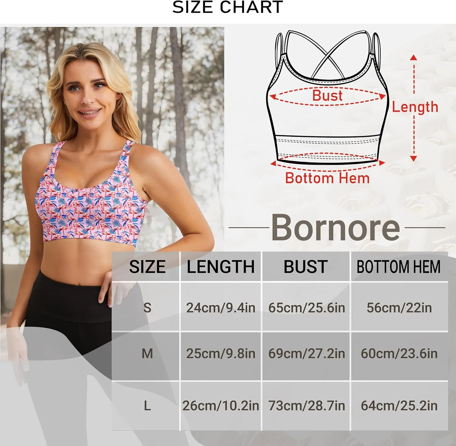 Longline Sports Bras Padded Pattern Workout Tank Tops Theme Party Outfit Crop Top Costumes for Women
