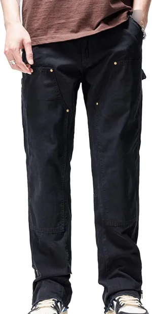 Maiyifu-GJ Men's Lightweight Hiking Cargo Pants Multi Pockets Athletic Joggers Sweatpants Casual Quick Drying Hiking Trousers