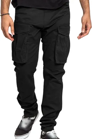 Maiyifu-GJ Men's Lightweight Hiking Cargo Pants Multi Pockets Athletic Joggers Trousers Casual Quick Drying Sweatpants