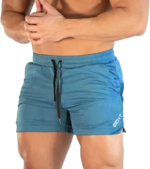 MALAIDOG Men's 3 Inch Sports Running Shorts Bodybuilding Quick Dry Drawstring Elastic Waistband Activewear Shorts with Pocket