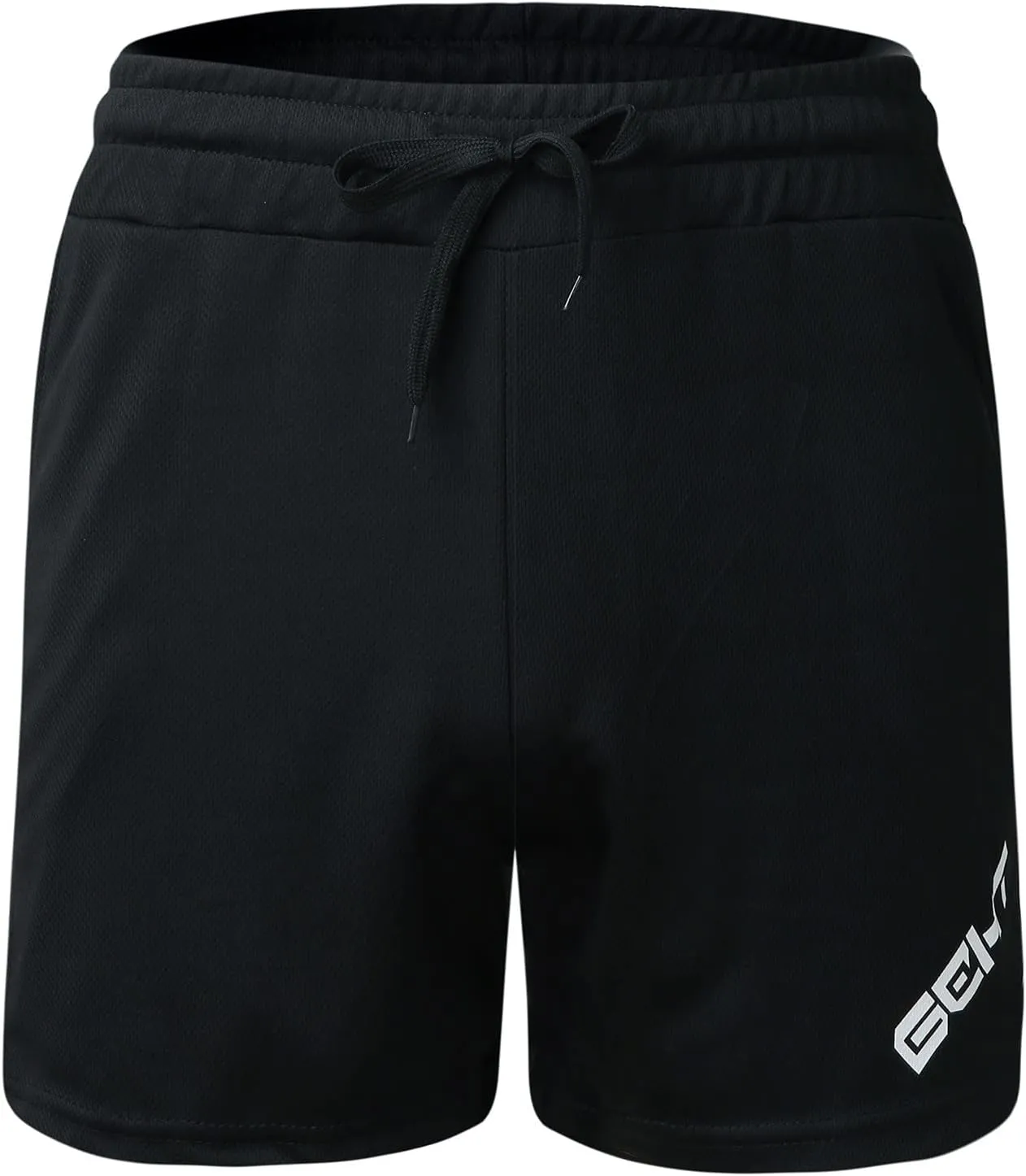 MALAIDOG Men's 3 Inch Sports Running Shorts Bodybuilding Quick Dry Drawstring Elastic Waistband Activewear Shorts with Pocket
