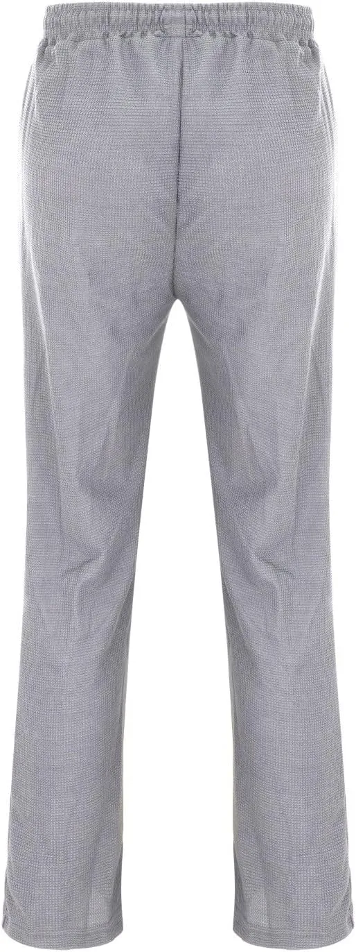 Mens Baggy Corduroy Pants Wide Leg Loose Fit Drawstring Soft Comfy Sweatpants Elastic Waist Open Bottom Casual Pants