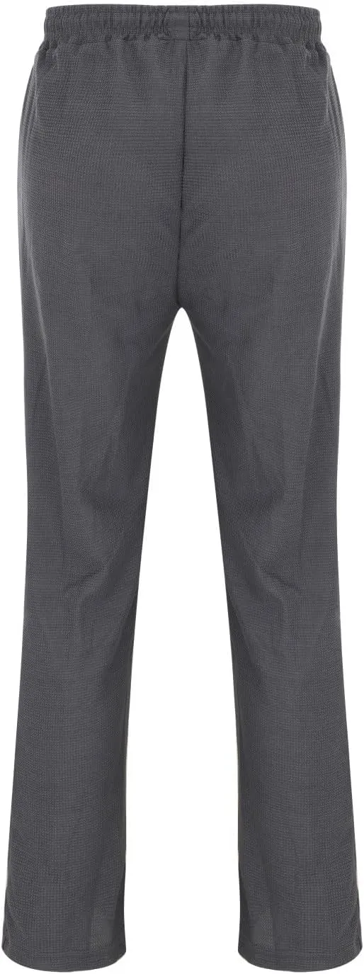 Mens Baggy Corduroy Pants Wide Leg Loose Fit Drawstring Soft Comfy Sweatpants Elastic Waist Open Bottom Casual Pants