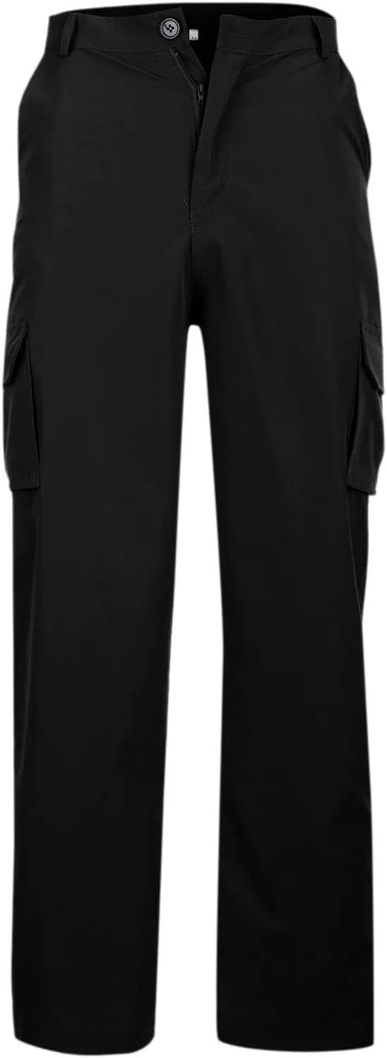 Mens Cargo Pants Relaxed Fit Stretch Straight Leg Cargo Jeans Plus Size Lightweight Casual Hiking Pants with Pockets