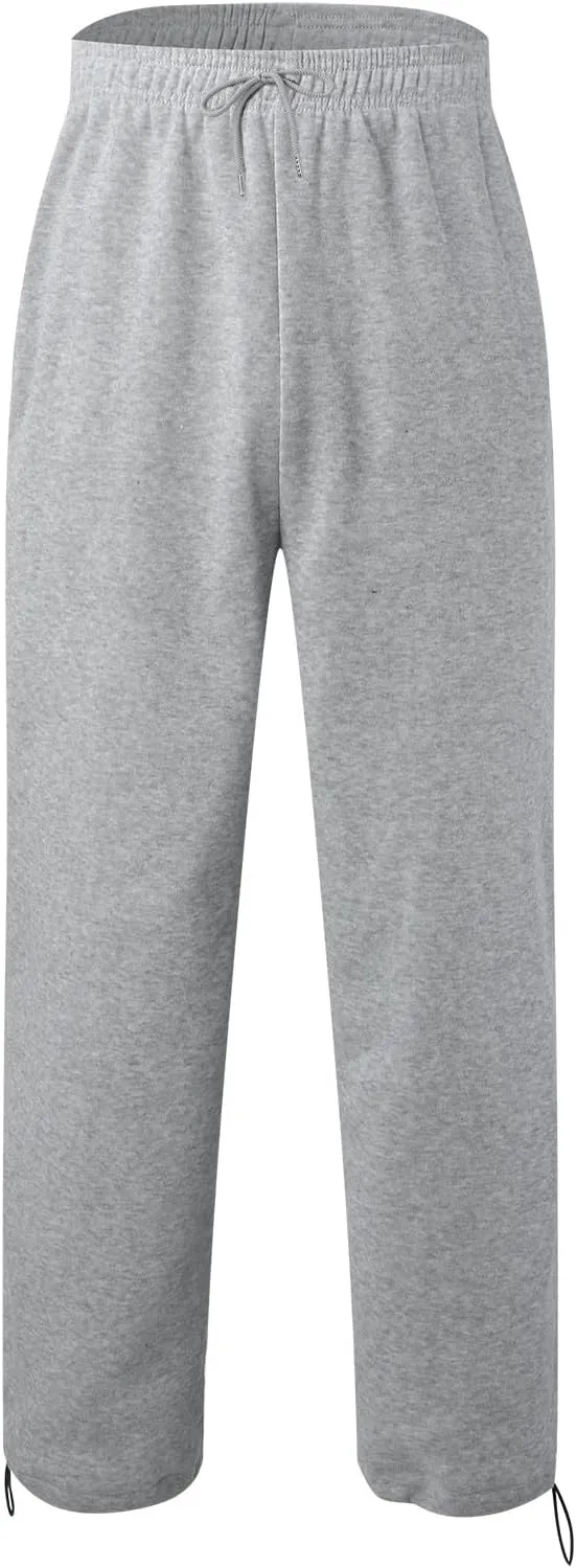 Men's Casual Cargo Sweatpants, Drawstring Waist Joggers Tactical Loose Fit Pants for Men, Athletic Sweatpants for Men