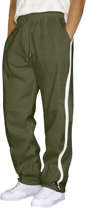 Men's Casual Cargo Sweatpants, Drawstring Waist Joggers Tactical Loose Fit Pants for Men, Athletic Sweatpants for Men
