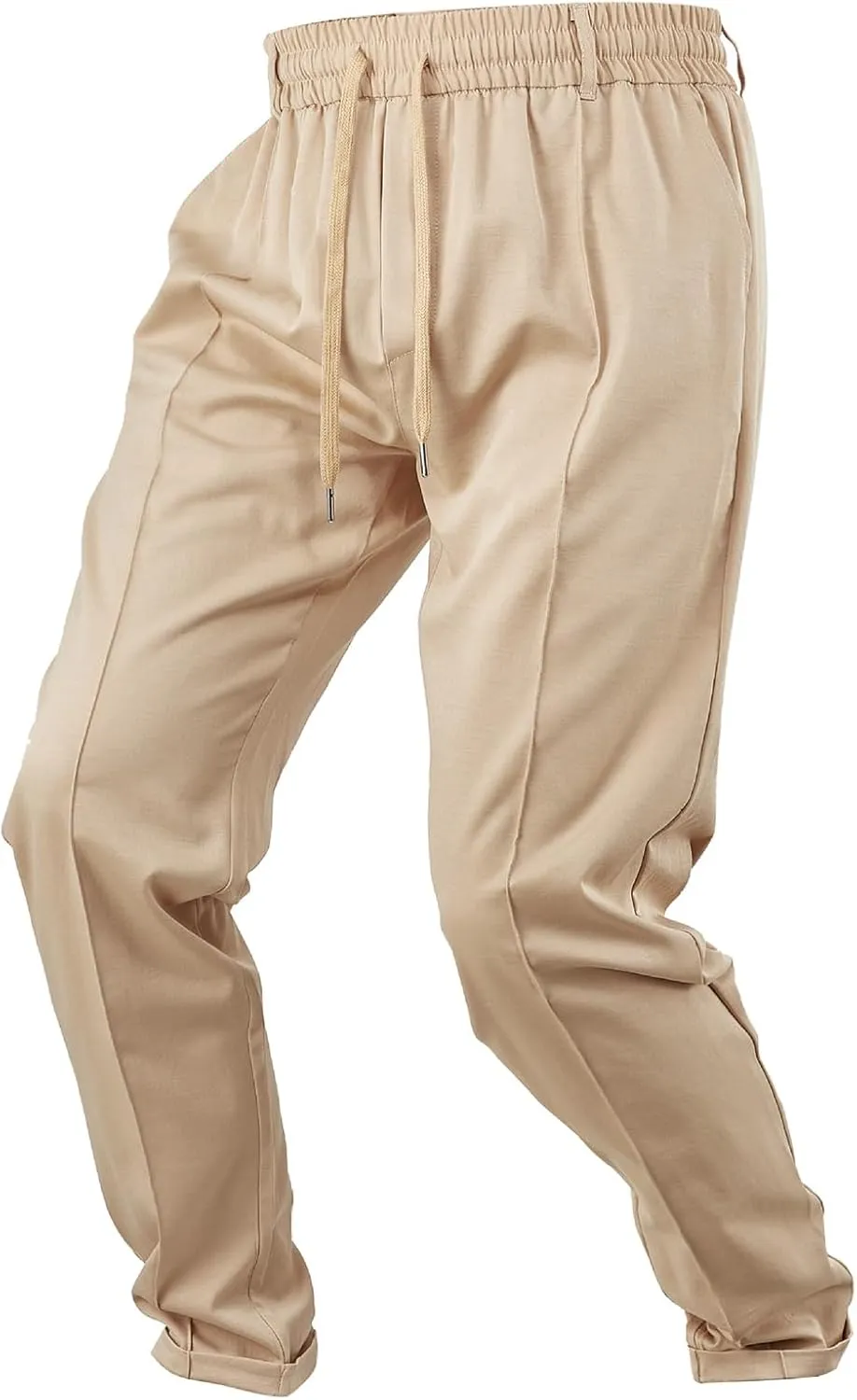 Mens Casual Sweatpants Loose Fit Straight Athletic Lounge Pants Lightweight Baggy Workout Drawstring Track Pants