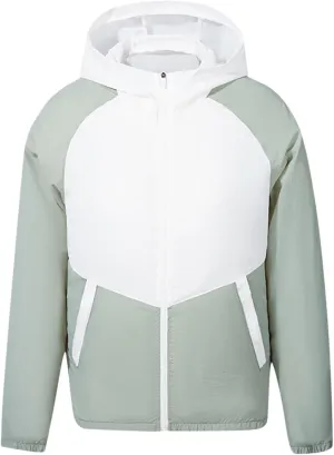Mens Cooling Fan Jacket USB Sun Protective Summer Cooling Hiking Raincoat Air Running Fishing Coat UPF Track Jackets