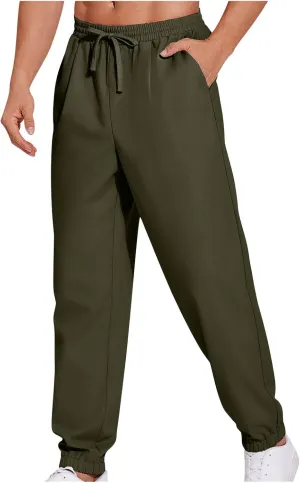 Men's High Waisted Ultra Soft Modal Joggers Running Sweatpants Casual Lounge Pants with Pockets