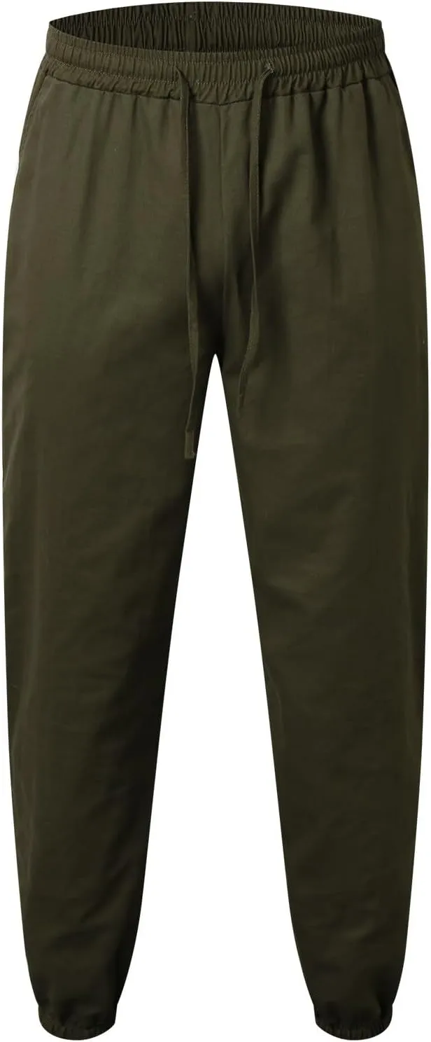 Men's High Waisted Ultra Soft Modal Joggers Running Sweatpants Casual Lounge Pants with Pockets