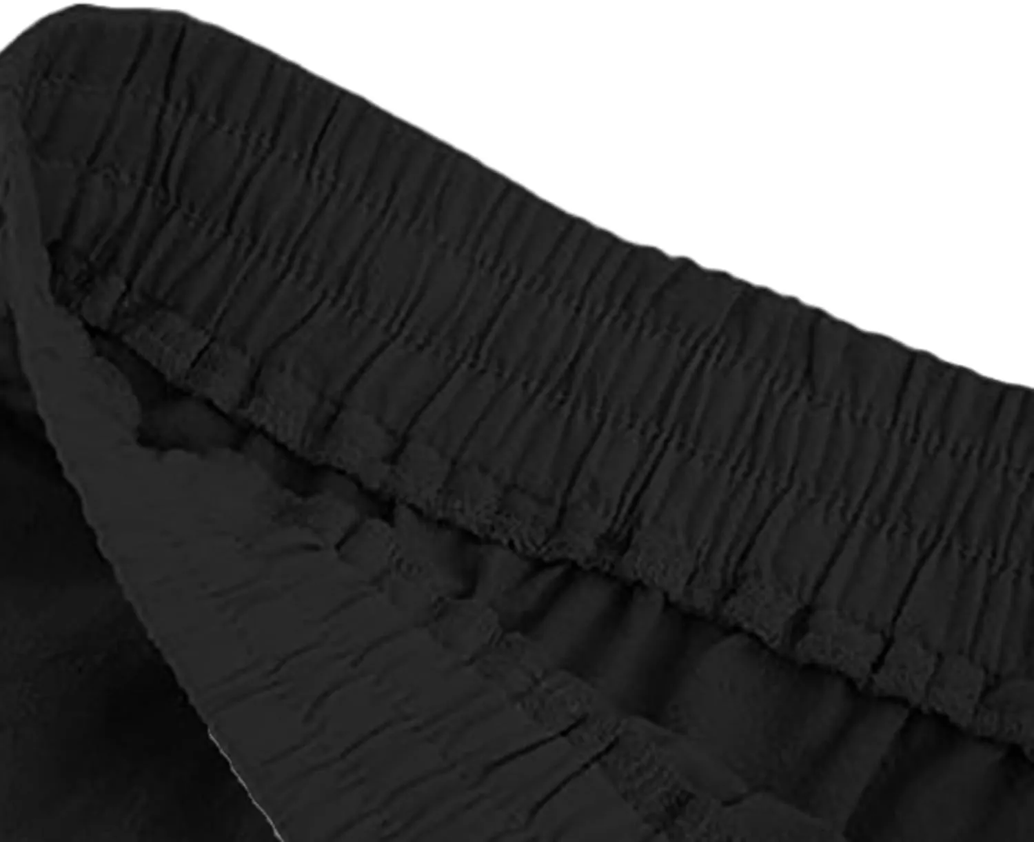 Mens Linen Beach Pants Casual Loose Fit Trousers Solid Elastic Waist Drawstring Slacks Summer Vacation Tapered Pants