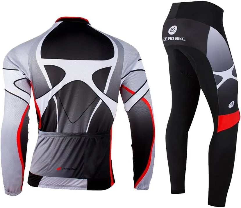 Men's Soft Long Sleeve Breathable Bicycle Cycling Jersey Polyester Clothing Outdoor Sports Fall Autumn