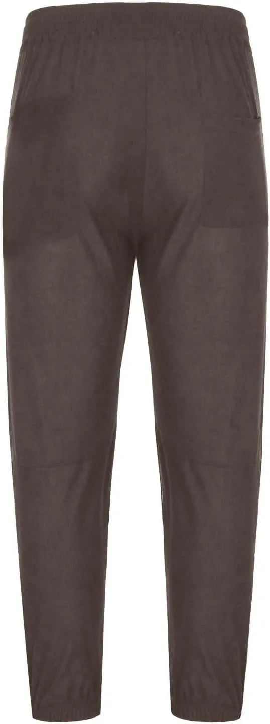 Mens Solid Color Lightweight Corduroy Pants Loose Fit Drawstring Sweatpants Elastic Waist Open Bottom Casual Pants