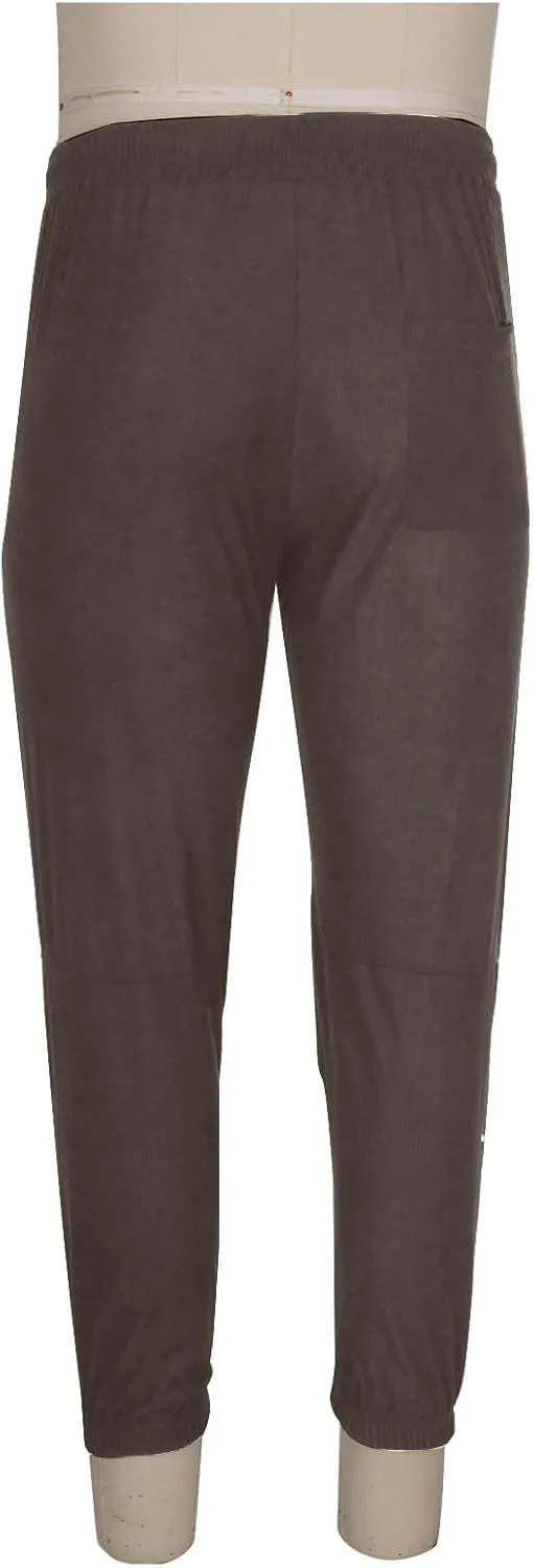 Mens Solid Color Lightweight Corduroy Pants Loose Fit Drawstring Sweatpants Elastic Waist Open Bottom Casual Pants
