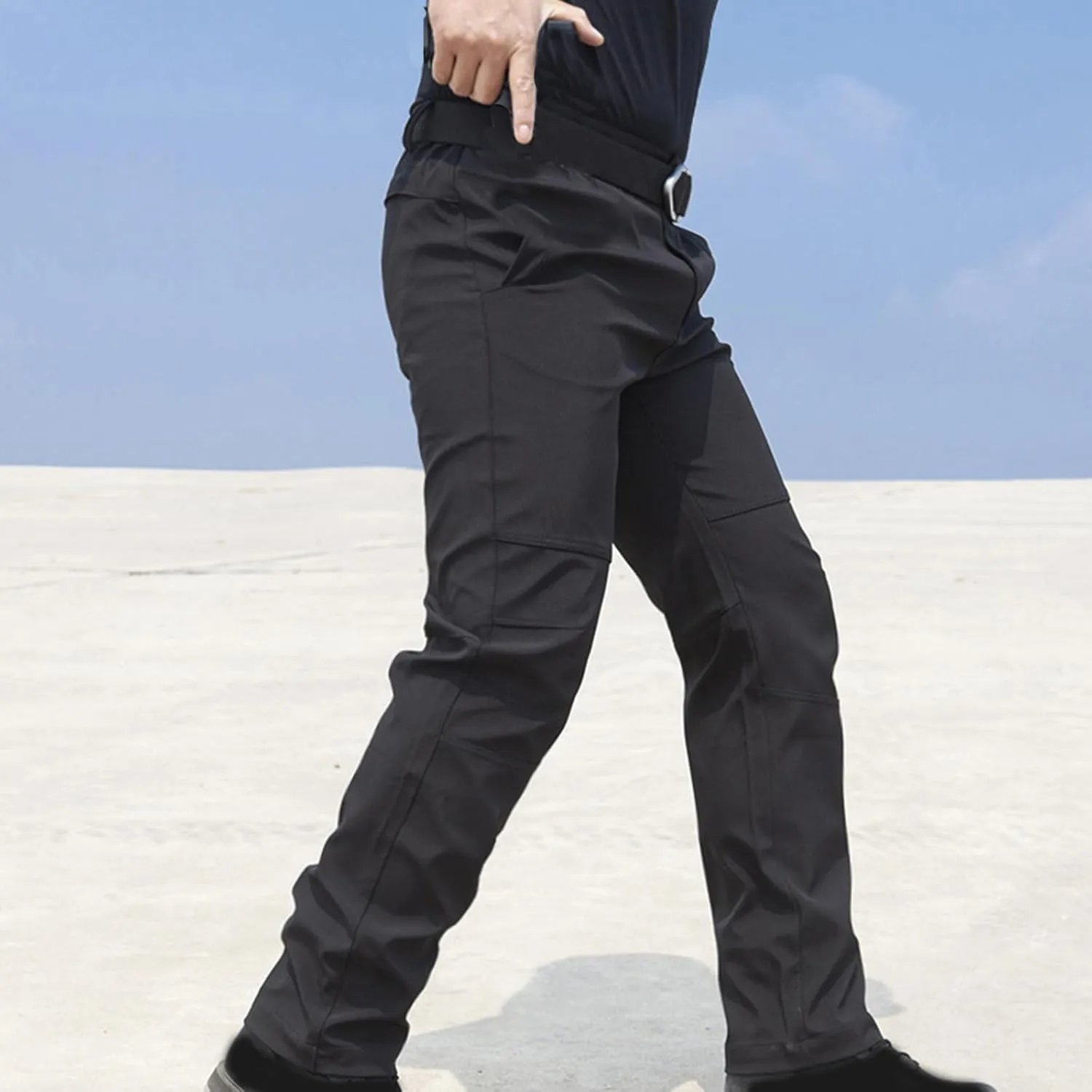 Mens Stretch Waterproof Golf Pants Lightweight Hiking Tactical Work Pants Outdoor Casual Dress Trousers with Pockets