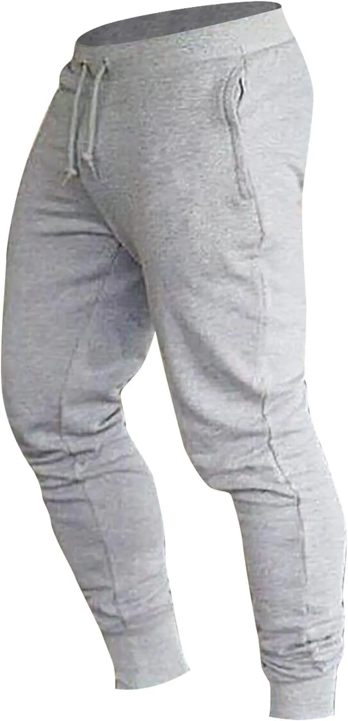 Mens Sweatpants Open Bottom Sweatpants for Men Loose Fit Men's Cotton Sweatpants Athletic Lounge Pants with Pockets 2024