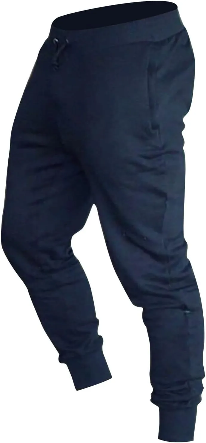 Mens Sweatpants Open Bottom Sweatpants for Men Loose Fit Men's Cotton Sweatpants Athletic Lounge Pants with Pockets 2024