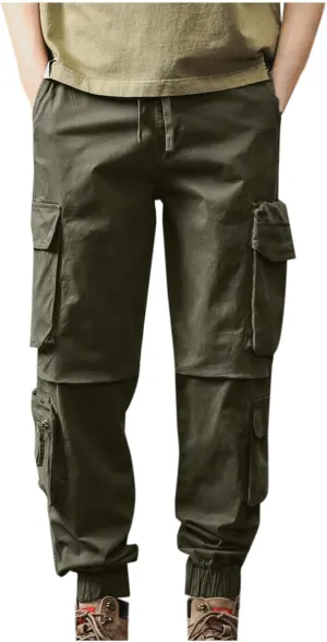 Men's Tactical Pants Ripstop Cargo Pants Lightweight Casual Work Hiking Pants Joggers Sweatpants Outdoor Apparel
