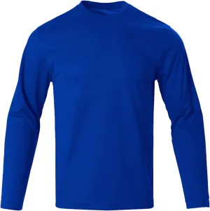 Men's UPF 50  Long Sleeve Sun Shirt UV Protection Hiking Fishing Shirts Lightweight Mesh Quick Dry Running Swim Shirt