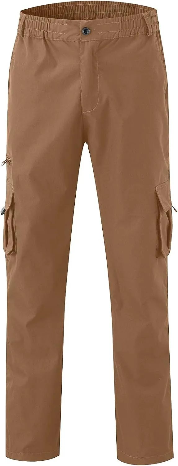 Mens Workout Cargo Sweatpants Sweatpants Open Bottom Straight Leg Casual Loose Fit Baggy Athletic Jogger Pants with