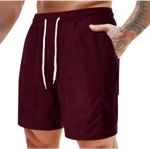 Men's Workout Running Shorts Lightweight Gym Fitness Athletic Home Shorts Summer Outdoor Quick Dry Breathable Short