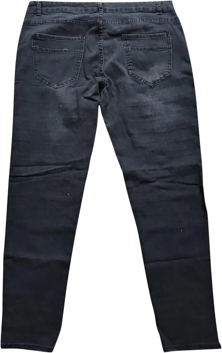 MIDOO Mens Jeans Straight Fit Tapered Legs Casual Comfort Flex Waist Denim Pants Straight Leg Fashion Skinny Jeans Trousers