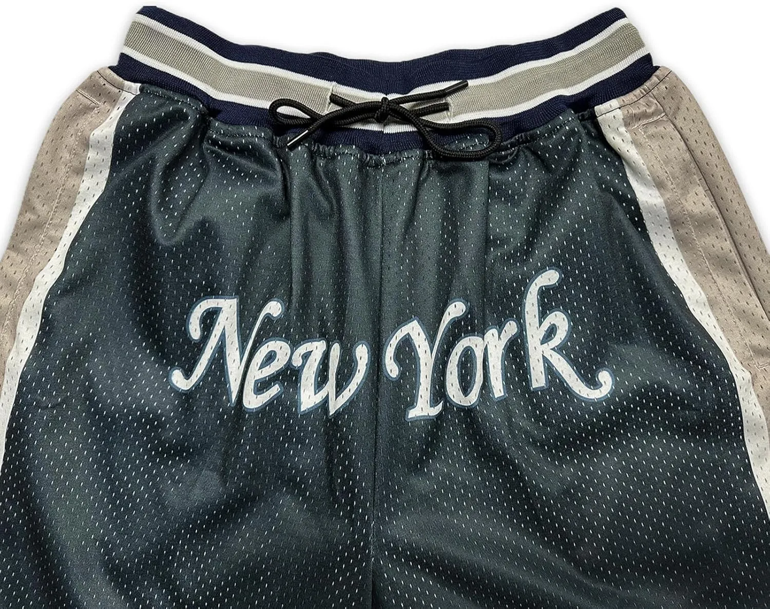 miedation Sports Fans Gift Men's Loose-Fit Workout Running Mesh Shorts Baseball Active Quick Dry Shorts with Zipper Pockets