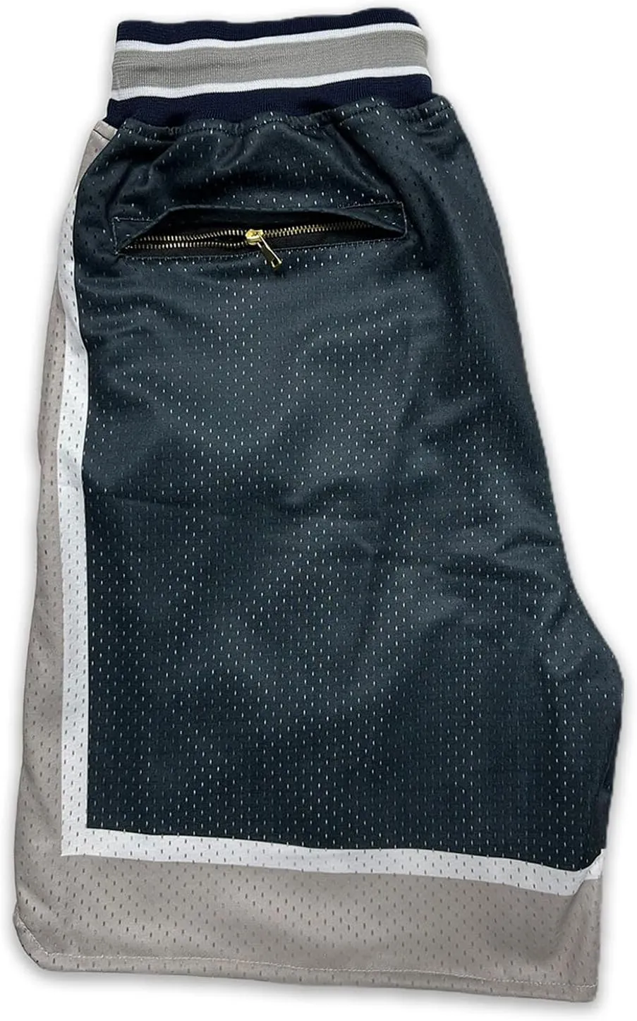 miedation Sports Fans Gift Men's Loose-Fit Workout Running Mesh Shorts Baseball Active Quick Dry Shorts with Zipper Pockets