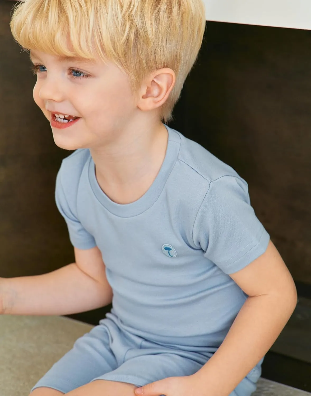 moimoln 6M-8Y Soft Cotton Modal Baby Toddler Pajamas Boys Girls Snug fit Pjs Daily Short Summer Flower Character
