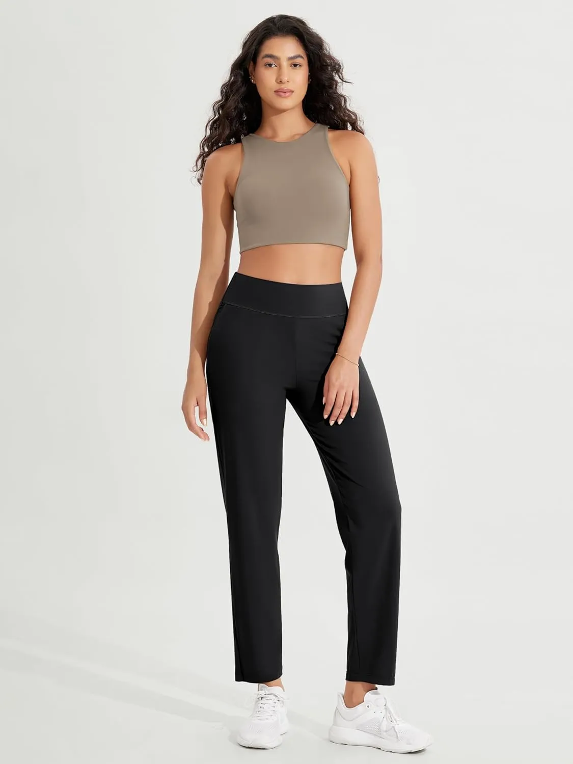 ODODOS Cloud Feeling Jogger Pants with Pockets for Women High Waist Sweatpants Casual Lounge Ankle Pants