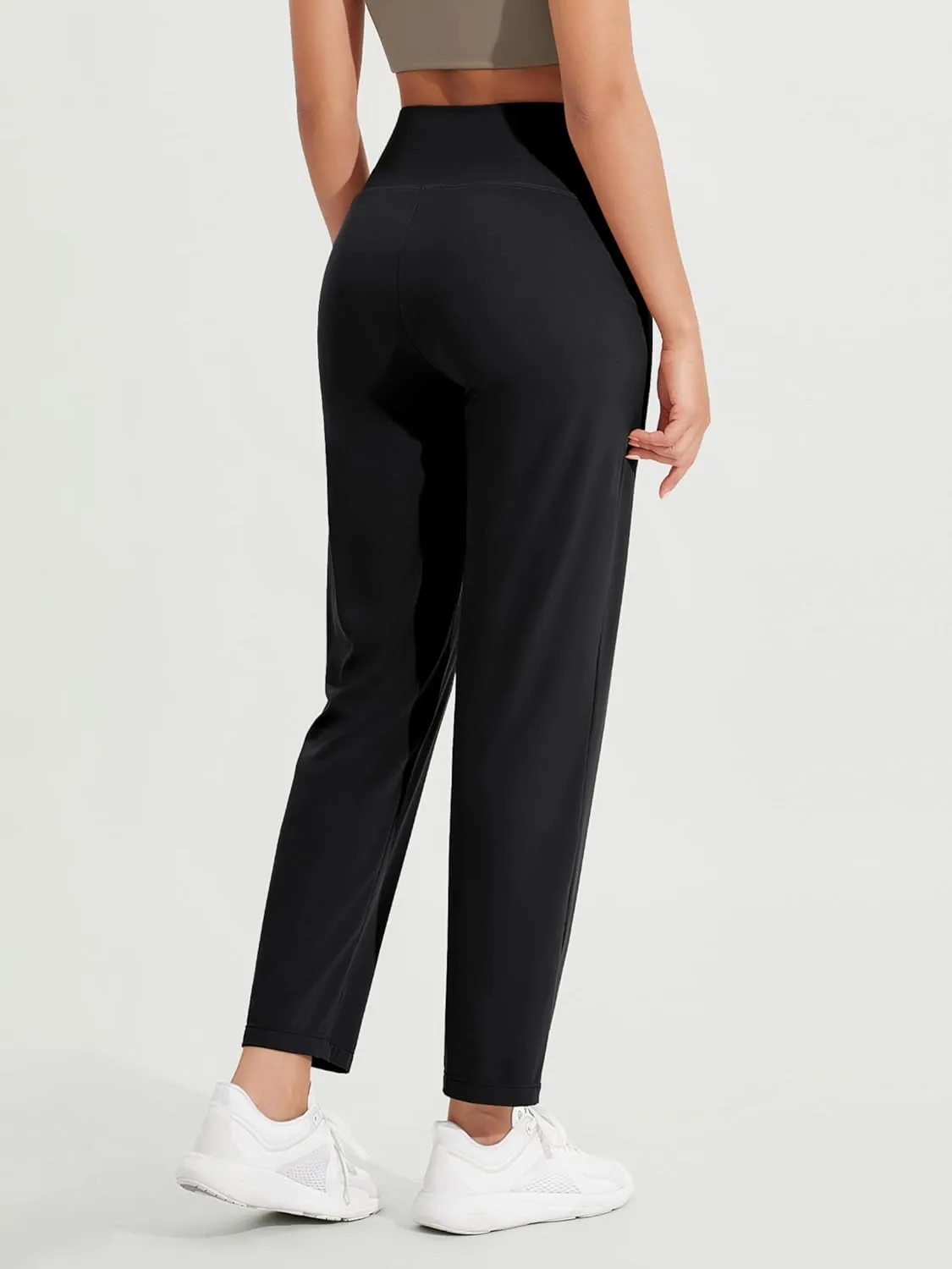 ODODOS Cloud Feeling Jogger Pants with Pockets for Women High Waist Sweatpants Casual Lounge Ankle Pants