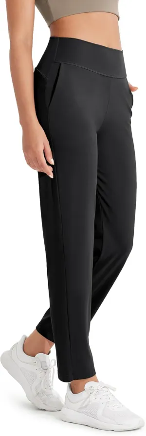 ODODOS Cloud Feeling Jogger Pants with Pockets for Women High Waist Sweatpants Casual Lounge Ankle Pants