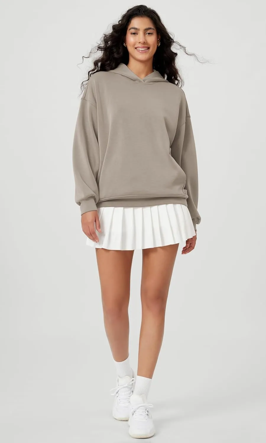 ODODOS Women's Modal Soft Oversized Hoodies Long Sleeve Hooded Sweatshirts Pullover Top with Kangaroo Pocket