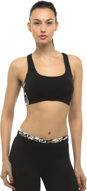 Private Island Women UPF 50  Swim Tank Bra Short Top Sports Bras Swimsuit Rash Guard (YST)