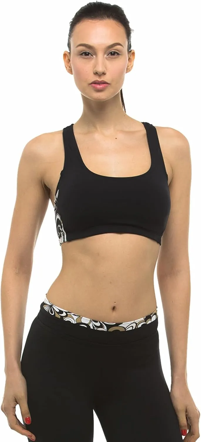 Private Island Women UPF 50  Swim Tank Bra Short Top Sports Bras Swimsuit Rash Guard (YST)