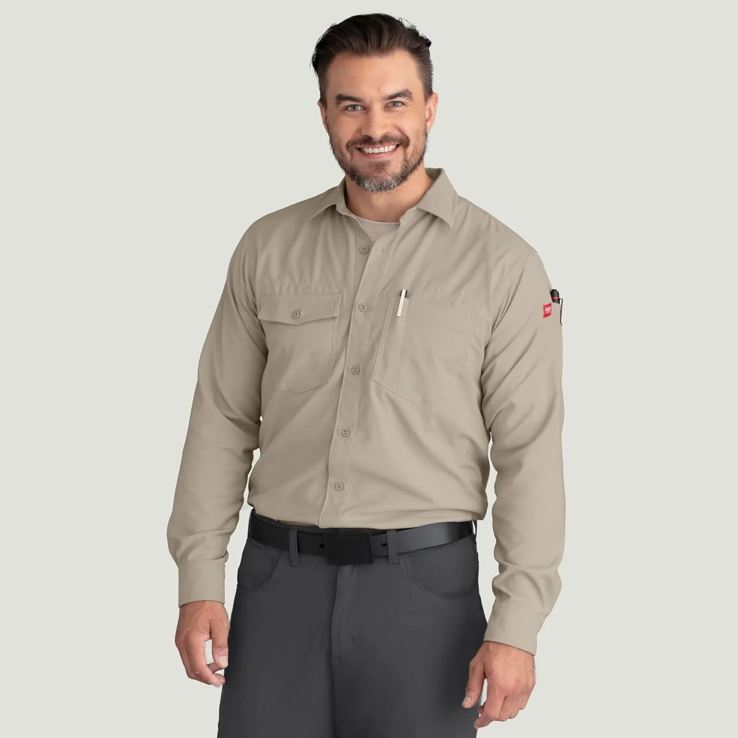 Red Kap Men's Cooling Long Sleeve Work Shirt