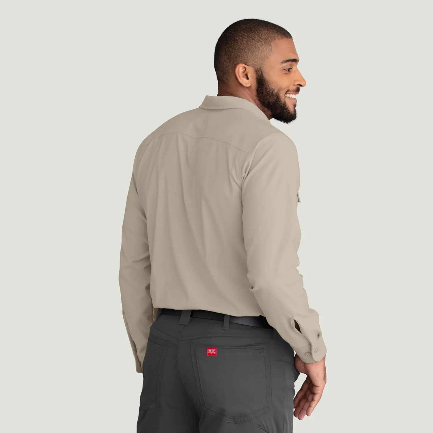 Red Kap Men's Cooling Long Sleeve Work Shirt