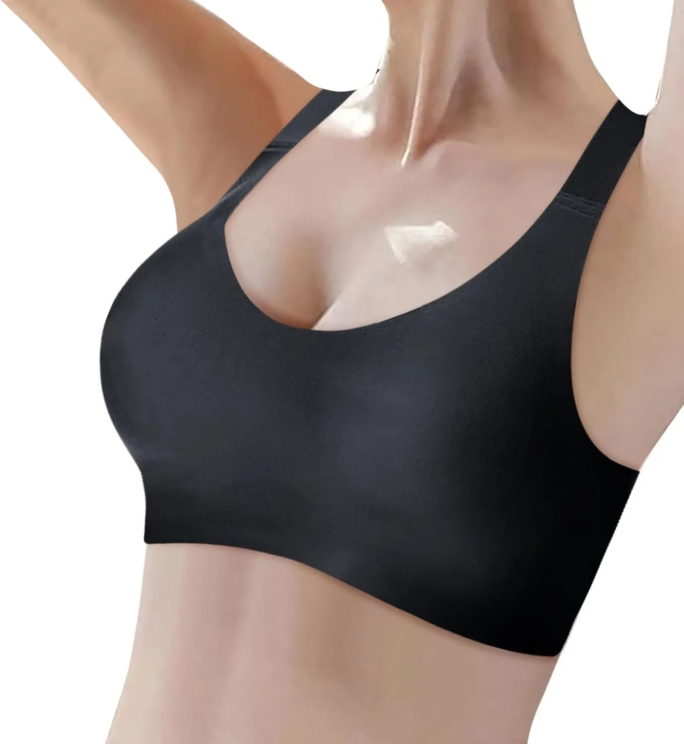 Sports Bra Padded Bras for Women Full Coverage No Underwire Supportive T Plus Size