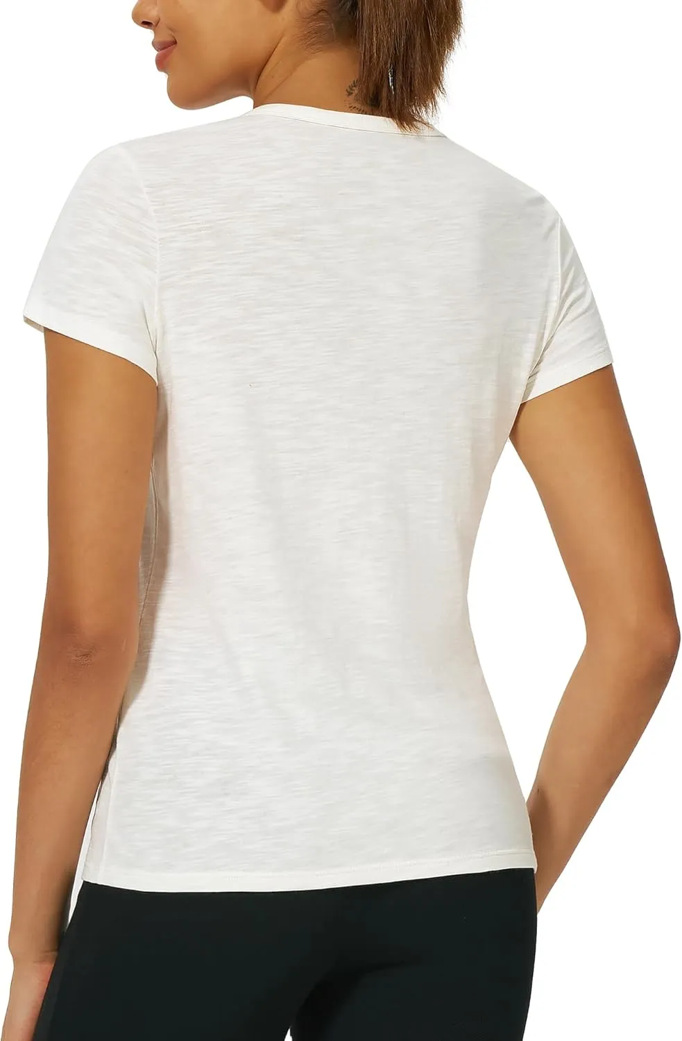 Stelle Womens Modal Soft Crewneck Short Sleeve T Shirts Summer Casual Basic Tops Tees