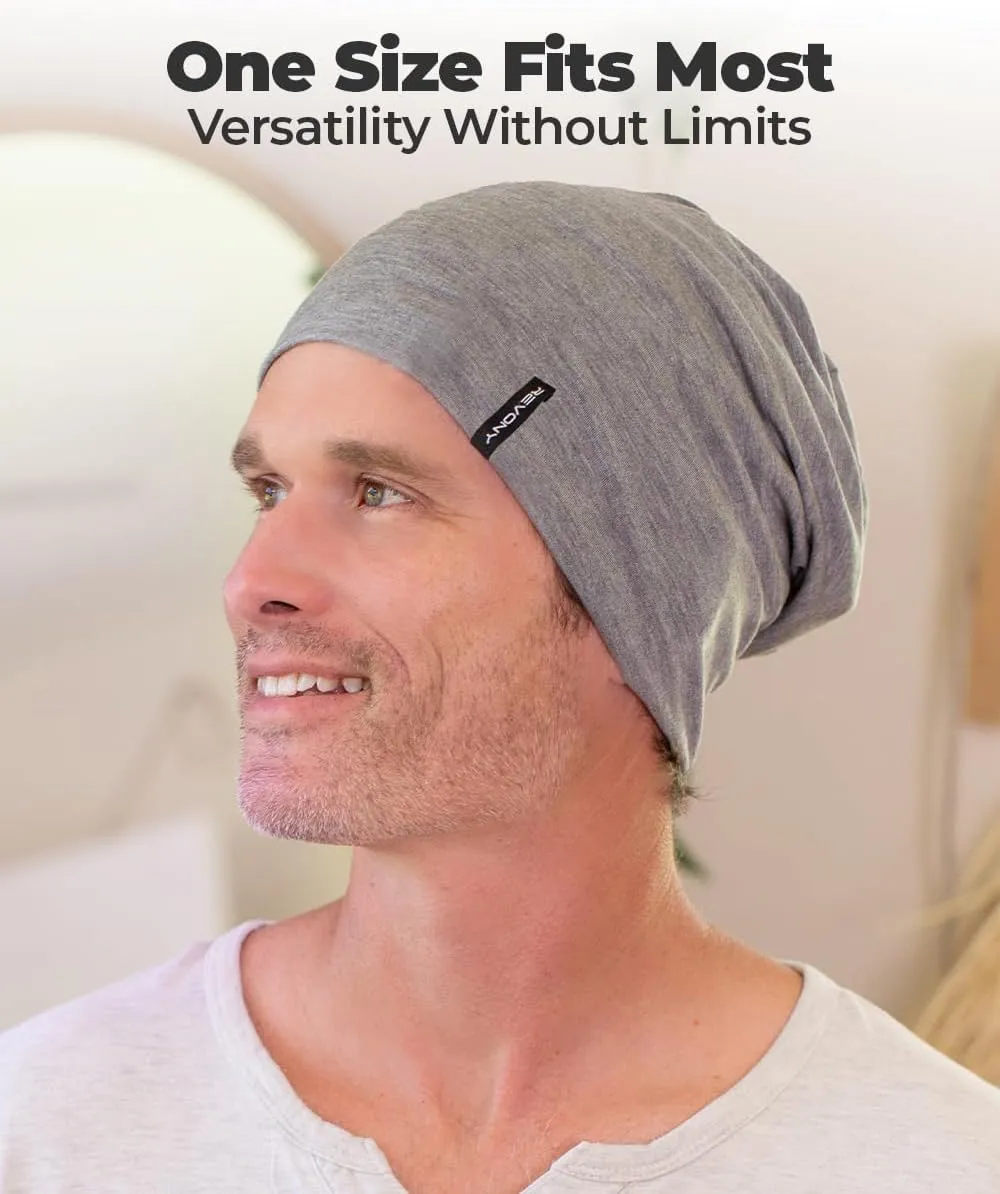 Summer T-Shirt Beanie for Men & Women - Soft Modal - Slouchy Style