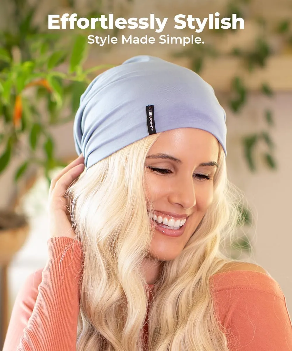 Summer T-Shirt Beanie for Men & Women - Soft Modal - Slouchy Style