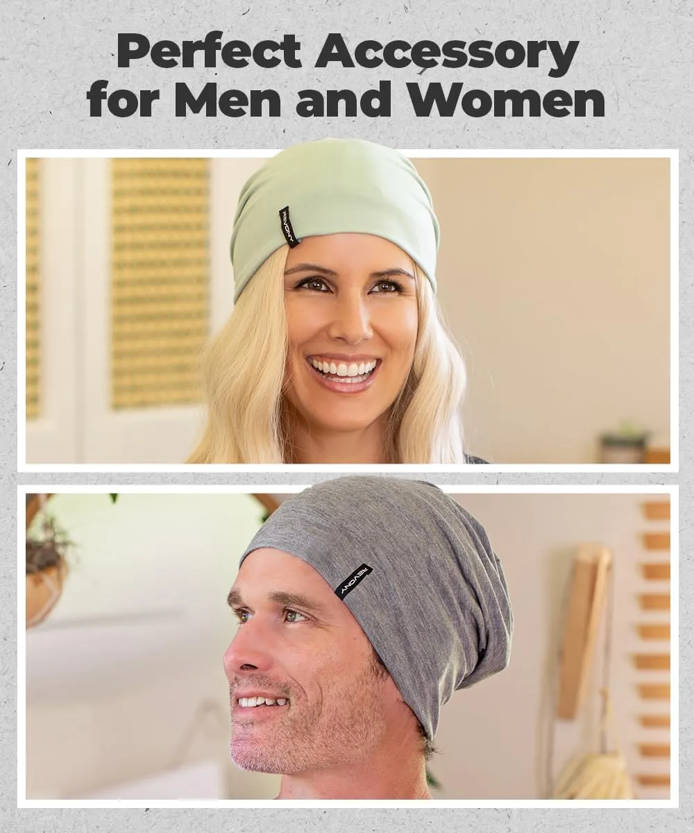 Summer T-Shirt Beanie for Men & Women - Soft Modal - Slouchy Style